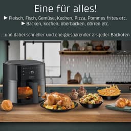 Airfryer XL met Dubbele Kamer - 11 Liter Capaciteit & 10 Programma's — thumbnail 3