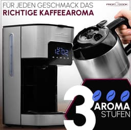 Koffiezetapparaat 8-10 Kopjes met Timer en Sensor Touch Bediening — thumbnail 5