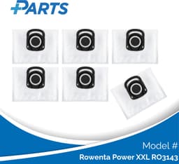 Rowenta Power XXL RO3143 Stofzakken (6 Stuks, Plus.Parts® alternatief voor ZR200540) — thumbnail 1
