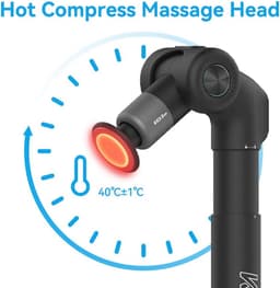 Verstelbaar Massagepistool met 6 Massagekoppen voor Spierontspanning en Pijnverlichting — thumbnail 3