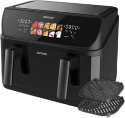 Cecotec Cecofry&Grill Duoheat 10000 Dubbel 10 l Vrijstaand 2800 W Heteluchtfriteuse Zwart — thumbnail 6