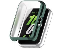 Strap-it Schokabsorberend TPU soft case hoesje - geschikt voor Samsung Galaxy Fit 3 (groen)