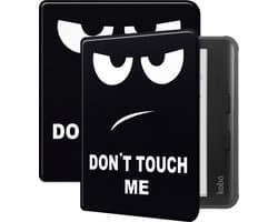 Hoes Geschikt voor Kobo Libra Colour - E-reader Hoesje Bescherm Hoesje Case Sleep Cover - Hoes Geschikt voor Kobo Libra Colour Hoesje - Don't Touch Me