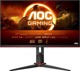 AOC G2 27G2ZN3/BK - Full HD Gaming Monitor - 280hz - 27 inch — thumbnail 1