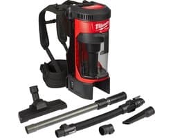 Milwaukee M18 FBPV-0 Accu Rugtas Stofzuiger 18V Basic Body M18 FUEL™ - 4933464483