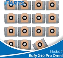 Eufy X10 Pro Omni Stofzakken (15 Stuks, Plus.Parts® alternatief voor T29F70A2) — thumbnail 1