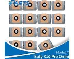 Eufy X10 Pro Omni Stofzakken (15 Stuks, Plus.Parts® alternatief voor T29F70A2)