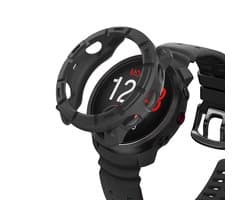 Strap-it Schokabsorberend robuust TPU hoesje - bescherm case geschikt voor de Polar Vantage M3 (zwart)