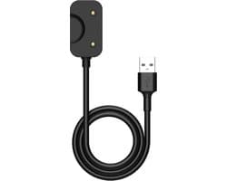 Oplader - USB oplaadkabel - geschikt voor Samsung Galaxy Fit 3 - magnetisch - 1 meter - zwart