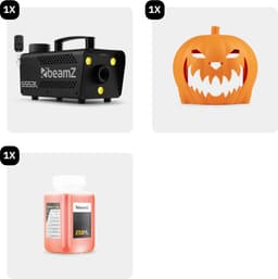 Rookmachine Halloween - Opklikbare Pompoen - Party rookmachine met LED’s en rookvloeistof — thumbnail 2
