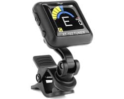 Áengus AT-102 Stemapparaat voor Gitaar, Basgitaar, Ukelele, Viool en Chromatisch stemmen - Clip-on tuner - USB oplaadbaar
