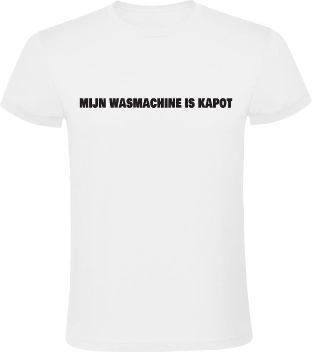Mijn wasmachine is kapot Heren T-shirt - was - kleding - machine - droger - stuk — afbeelding 1