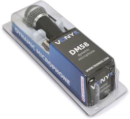 Microfoon - Vonyx DM58 - Dynamische microfoon voor zang en spraak - 5 meter kabel — thumbnail 2