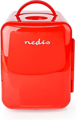 Nedis - Mini koelkast 6 l Rood — thumbnail 1