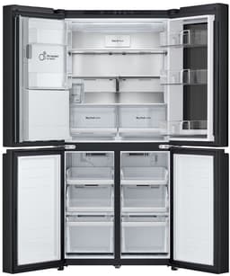 Lg GMG861EPAE - Amerikaanse Koelkast - 179cm hoog - zwart- Instaview glazen deur - 4 deurs — thumbnail 12