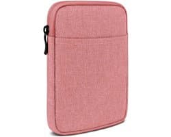 E-reader Hoes - Sleeve Tas - E-reader Beschermen - Met Accessoirevak - 19 x 14.5 x 2 cm - Koraalrood