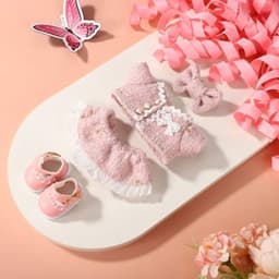 Poppenkledingset, stijlvolle kawaii-outfitset, luxe moderne rok met accessoires, geschikt voor aankleedpoppen — thumbnail 5