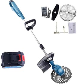 Elektrische Grasmaaier - Handgrasmaaier Tuinmaaier - Gazon Onderhoud - Lithium-ion Batterij - 120 x 30 x 20 cm - Niet gespecificeerd — thumbnail 1
