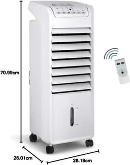 ZMR® Airco zonder Afvoerslang - Airco - Mobiele Airco - Wit - 28cm x 26cm x 71cm — thumbnail 5