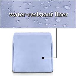 Mixerhoes - Beschermhoes Keukenmachine - Keuken Organisatie - Waterafstotend Nylon - 4.8 Liter - Grijs — thumbnail 2