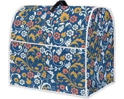Mixerhoes Keuken - Apparaathoes - Keuken Organisatie - Met Opbergzakken - 43.5 x 27.5 x 37.5 cm - Vintage Bloemen