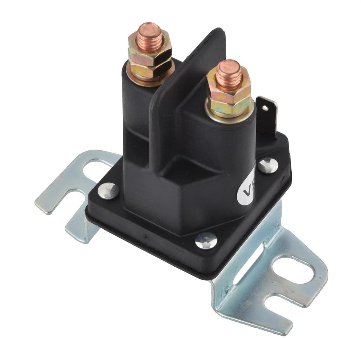 Solenoïde Relais - Startrelais Motor - Grasmaaier Onderhoud - 12 Volt 300 Ampère - 4 Terminals - Zilverkleurig — afbeelding 1