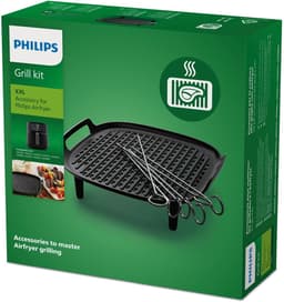 Philips Grill Set Airfryer Accessoire - HD9959/00 - Geschikt voor Philips - Grillplaat met 6 spiesen — thumbnail 11