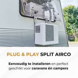 Evolar Mobiele Split Airco voor Caravan / Camper - 3-in-1 - 5000BTU - WiFi - Geen Gecertificeerde Installatie Vereist - EVO-SAC500CW — thumbnail 3