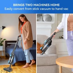 VIEMAE Steelstofzuiger met snoer - Steelstofzuiger - Stofzuiger - Vacuum cleaner - Kruimeldief - Zonder zak - 3-in-1 - Lichtgewicht — thumbnail 2