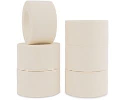 Witte waterdichte tape set van 6 stuks, 38mm voor knutselen, decoratie en reparaties in huis