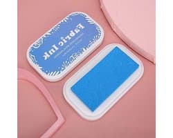 Kleurige inktkussens voor stempels, papier, scrapbooking en textiel - Blaze Blue inktpad