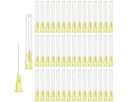 150 stuks 20 G (0,9 x 38 mm) roestvrijstalen afgiftetubes voor vloeistoffen, navullen van olie en lijm, industriële laboratoriumaccessoires
