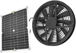ONF3 - Zonnepaneel Fan Kit - Ventilator voor Kippenhokken - Waterdicht en Veilig - Geschikt voor Huizen en Kassen - Energiebesparend en Oplaadbaar — thumbnail 4