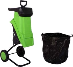 Elektrische Tuinversnipperaar - Houtversnipperaar Mulcher - Tuinafval Verwerken - Stille Werking - 2500W - Groen — thumbnail 1