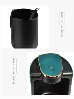 Automatisch Koffiezetapparaat - Mini Koffiezetter - Verse Koffie Maken - Automatische Bediening - 300 gram - Groen — thumbnail 2