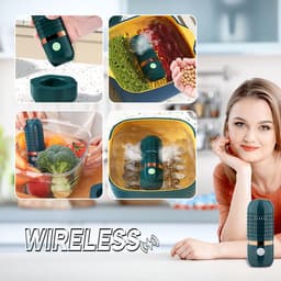 Groente Draadloze USB fruit en groentewasmachine - draagbare voedselreiniger - compact ontwerp - praktisch voor dagelijkse voedselreiniging — thumbnail 2