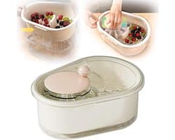 Groente Fruit Was - Reinigingsspinner Keuken - Voedselbereiding Thuis - Multifunctioneel Met Schrobber - Grote Capaciteit - Blauw