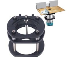 Golden crown - Router Lifting Platform - Aluminium Router Lift - Duurzaam en Roestbestendig - 4 Kaak Systeem - Voor Router Tafel - Verstelbare Hoogte