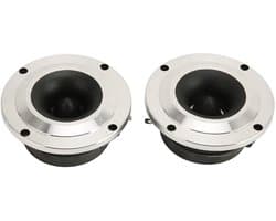 VT Goods - Auto Tweeter Luidspreker - Hoge Gevoeligheid - Aluminiumlegering - Zilver - Stereo Surround - Vervanging voor Auto Geluidssystemen - 2 Stuk