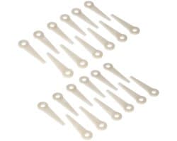 24PCs Grasmaaierbladen Snijbladen Tuin Grasmaaier Accessoires - PA66 Plastic - Vervanging voor PolyCut 6-3 20-3 10-3 41-3 .
