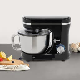 Keukenmachine - Deegmachine Mixer - Bakken Kloppen - Stille Krachtige Motor - 4.5 Liter Kom - Zwart — thumbnail 2