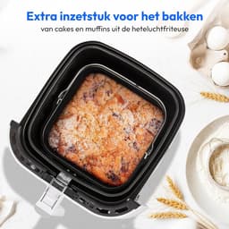 Heteluchtfriteuse XL - Airfryer Vetvrije Frituurpan - Gezond Koken - 9 Automatische Programma's - 52 Liter - Matwit — thumbnail 5