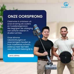 CleanWise Rita Flex – Steelstofzuiger Draadloos met Gebogen Stang & Kruimeldieffunctie – Zonder Zak op Accu – 30kPa Zuigkracht – Groene Laser – HEPA 14 Filter – Tot 60 Min Accuduur – Voor Huisdierharen – Nederlands Product — thumbnail 12