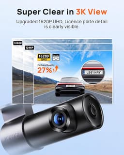 Auto Camera - Rijrecorder - Verkeersveiligheid Bewaken - 2K QHD Resolutie - 143 Graden - Zwart — thumbnail 4