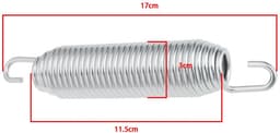 Dailygoods - 2 Stuks Grasmaaier Robot Board Idler Lente Vervangingsonderdelen - Compatibel met Hustler Raptor — thumbnail 2