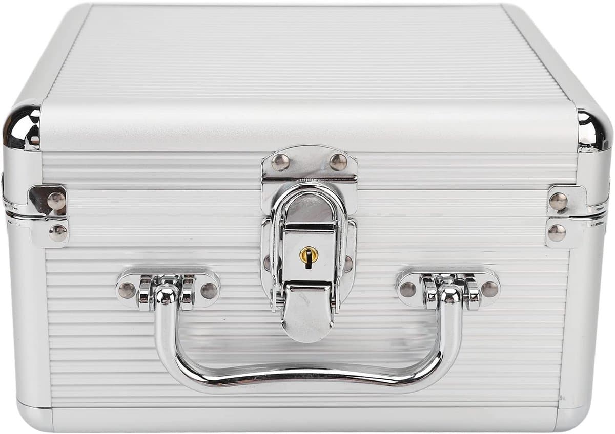 Harde Schijf Opslag - Externe Opslag - Data Bescherming - 20 Bay Capaciteit - 23x22x14 cm - Zilver — afbeelding 1