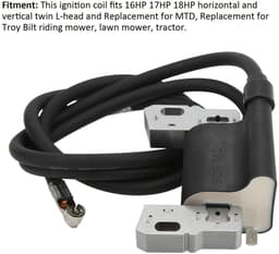 Dailygoods- Grasmaaier Bobine Vervanging - 16HP/17HP/18HP Motor - Rubber/Staal/ABS - Verbeterde Ontstekingsprestaties - Compatibel met OE 590781/392329 - Ontstekingsbobine — thumbnail 2