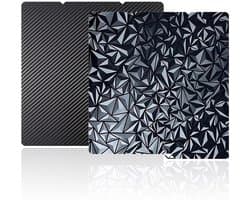 Dubbele Printplaat - PEO PET Plaat - 3D Printen - Dubbelzijdig Getextureerd - 264 x 276 mm - Zwart