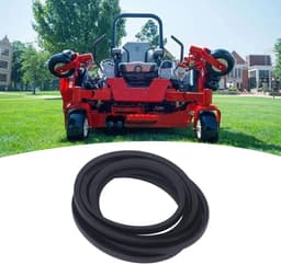 Maaier Aandrijfriem - Reserve Riem Grasmaaier - Grasmaaier Onderhoud - Slijtvast Rubber Materiaal - 50 cm Dek - Zwart — thumbnail 5