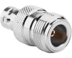 Type N Female naar BNC Female RF Male Coax Adapter - 2 Stuks voor Signaaloverdracht en Testdoeleinden